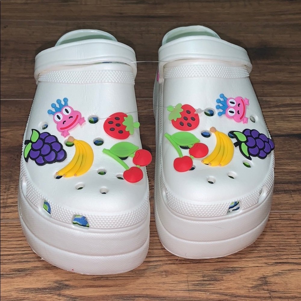Brand New Croc style platform shoes